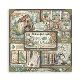 BlocK de Papeles 22 hojas  (12"x12") Una cara - Herbarium Silvae