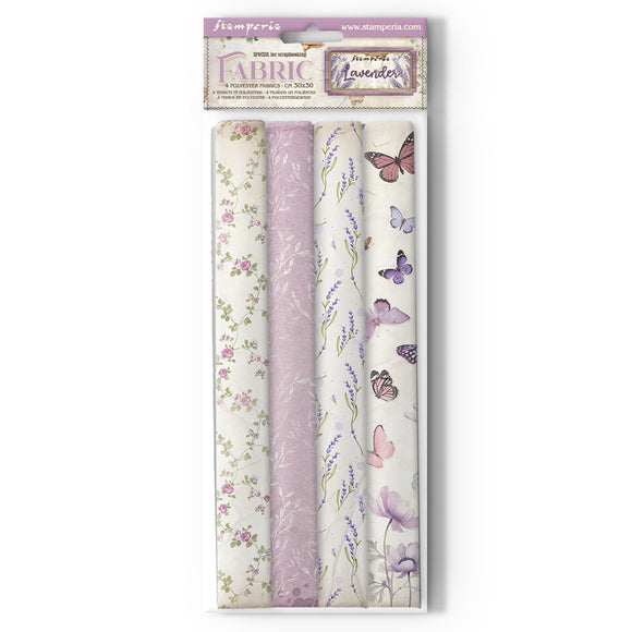 Kit 4 telas 30x30 cms Lavander