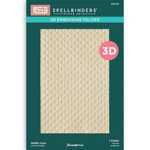 Carpeta de Embossing 3D Cono de waffle