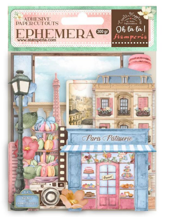 Ephemera - Create Happiness Oh lá lá elementos