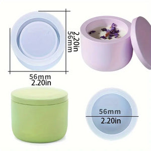 Molde de Silicona Tarro con tapa