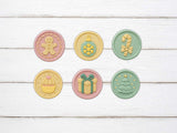 Set 6 ceras diam cm 2 - Candy Christmas