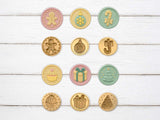 Set 6 ceras diam cm 2 - Candy Christmas