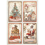 Papel de arroz A4  x 6 unidades - Gear up for Christmas