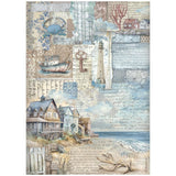 Papel de arroz  Rice paper A4 - Silent Sea
