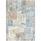 Papel de arroz  Rice paper A4 - Silent Sea