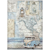 Papel de arroz  Rice paper A4 - Silent Sea
