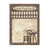 Papel de arroz  A6 backgrounds - Coffee and Chocolate ( 8 und)
