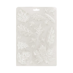 Molde flexible A5 - Whispering woods hojas