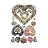 Molde de silicona A5 - Corazones