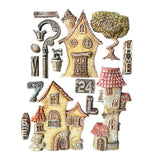 Molde de silicona A5 - Furry Friends casitas