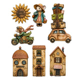Molde de silicona A5 - Cozy Family pajaros