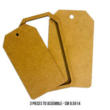 Crafty shapes: Rectangular tag