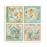 Block de papeles (8"X8") Single Face Daisy Art