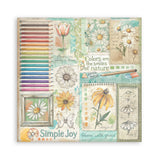 Block de papeles (8"X8") Single Face Daisy Art