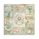 Block de papeles (8"X8") Single Face Daisy Art