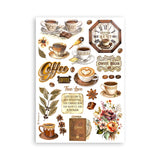 Washi pad 8 hojas A5 - Coffee and Chocolate