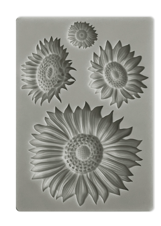 Silicon mold A6 - Sunflower Art sunflowers