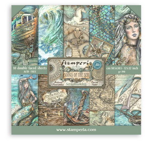 Block de papeles cm 30,5x30,5 (12"x12") - Songs of the Sea