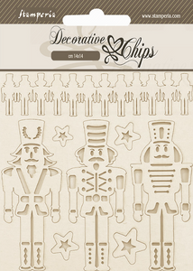 Decorative chips cm 14x14 - The Nutcracker soldados