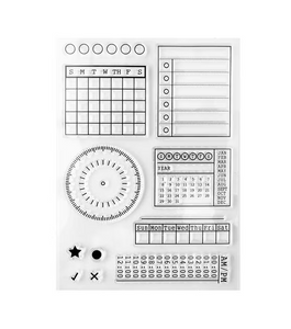 Sello Transparente Calendario