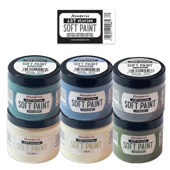 Soft Paint Selection 6 pcs x ml 200