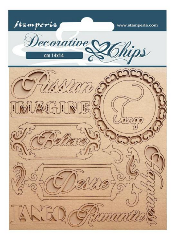 Decorative Chips Escritos del deseo