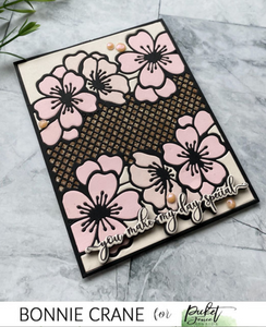 Die cut Cherry Blossoms