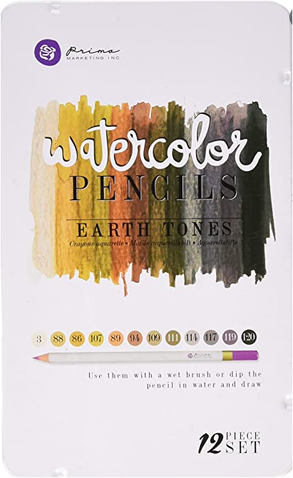 Watercolor Pencils Earth Tones