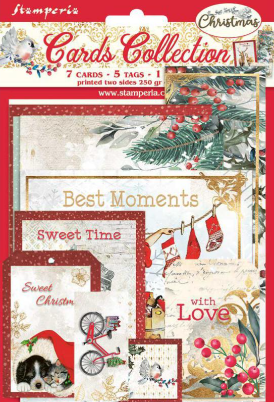 Card Collection Christmas Romantic