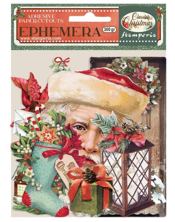 Ephemera Adhesive Classic Christmas