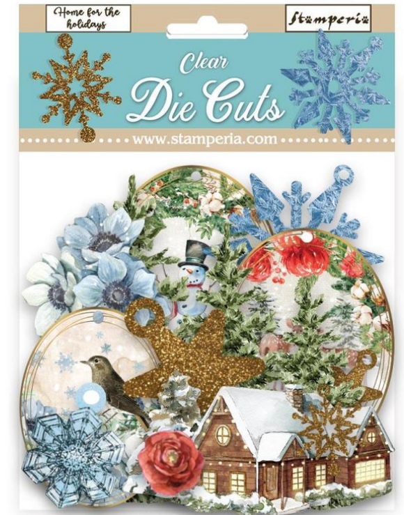 Clear Die Cuts Home For the Holidays