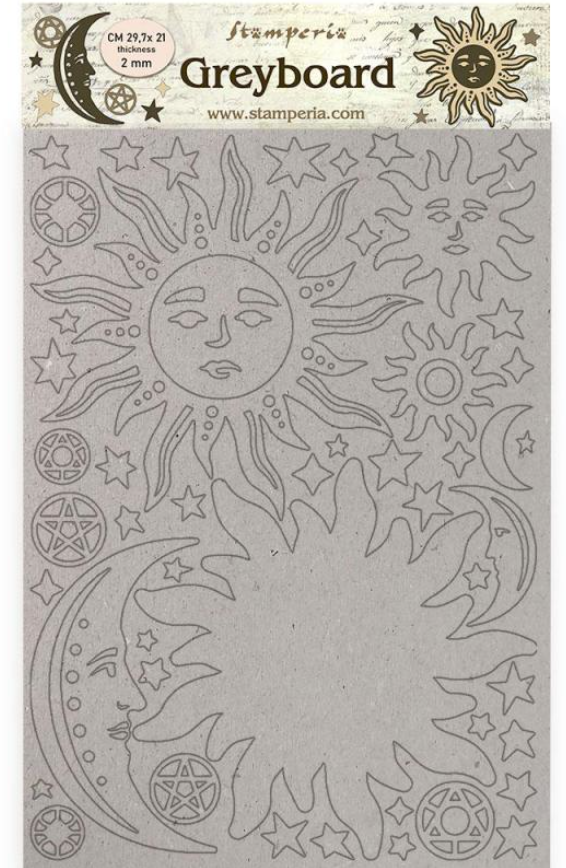 Greyboard 2 mm - Alchemy sun and moon