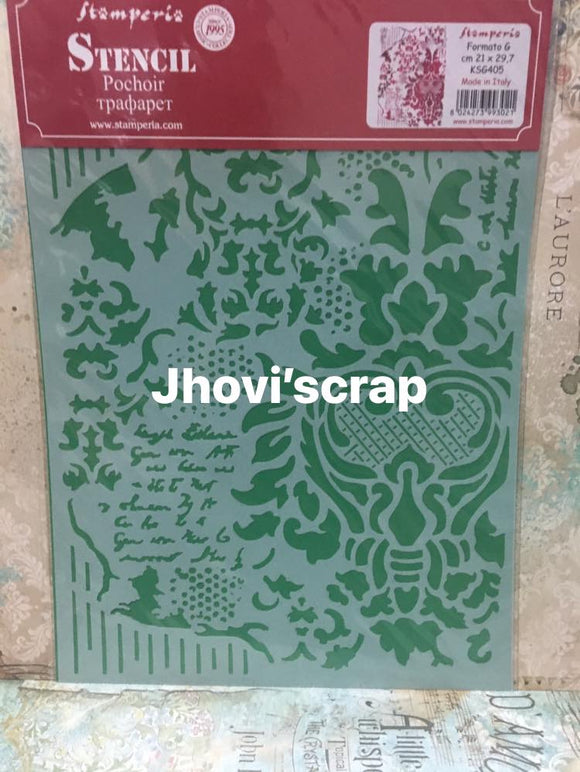 Stencil Decoration With Writing