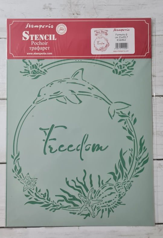 Stencil  Romantic Sea Dream freedom