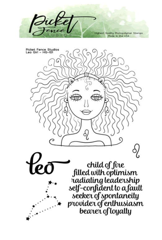 Sello y Die cut Signo Leo – Tienda & Taller Jhovi´scrap