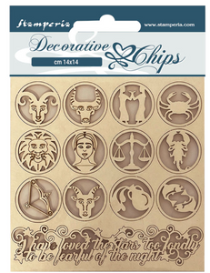 Decorative Chips Símbolos de Alchemy