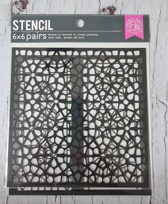 Stencil Pairs Stained Glass