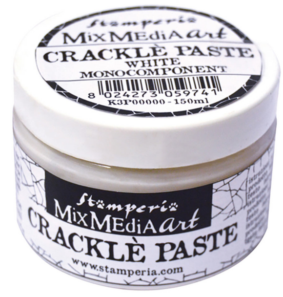 Crackle Paste white Monocomponent