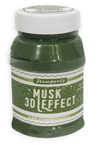 Musk 3D Effect Dark Green 100 ml Stamperia