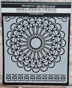 Stencil Atelier round lace